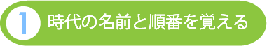 時代の名前と順番を覚える