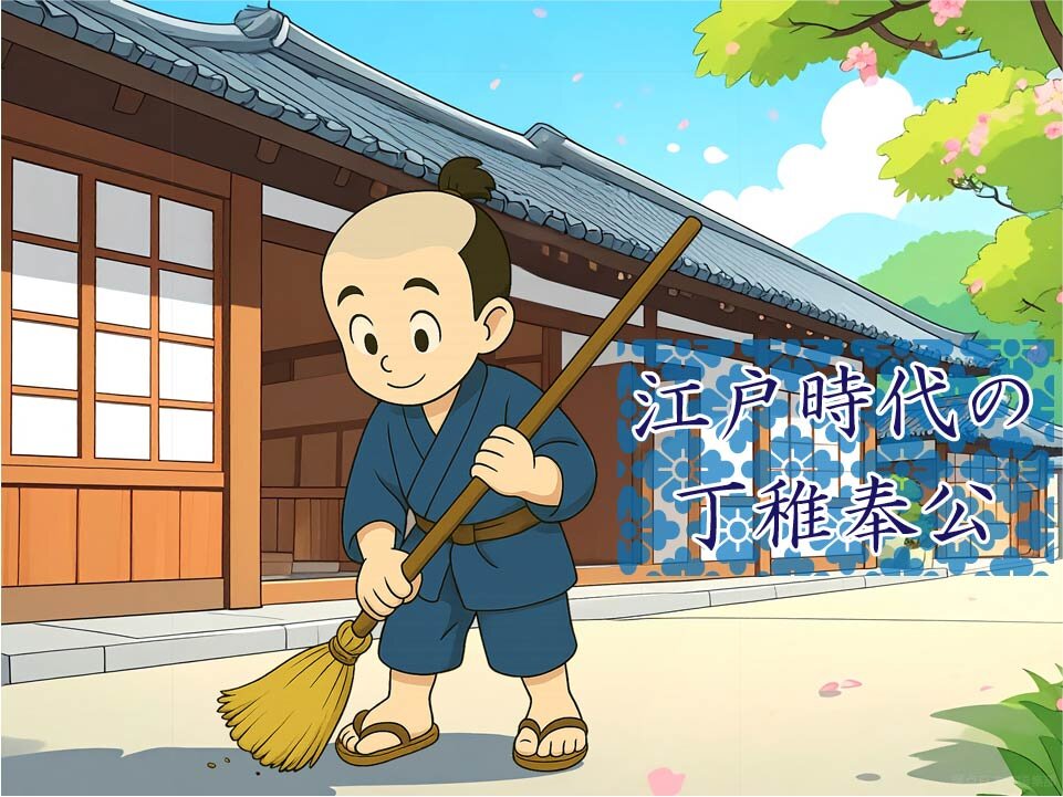 10歳からの過酷サバイバル ー江戸時代の丁稚奉公が教えてくれる忍耐と成功 イメージ図 作成：爆点日本史編集部