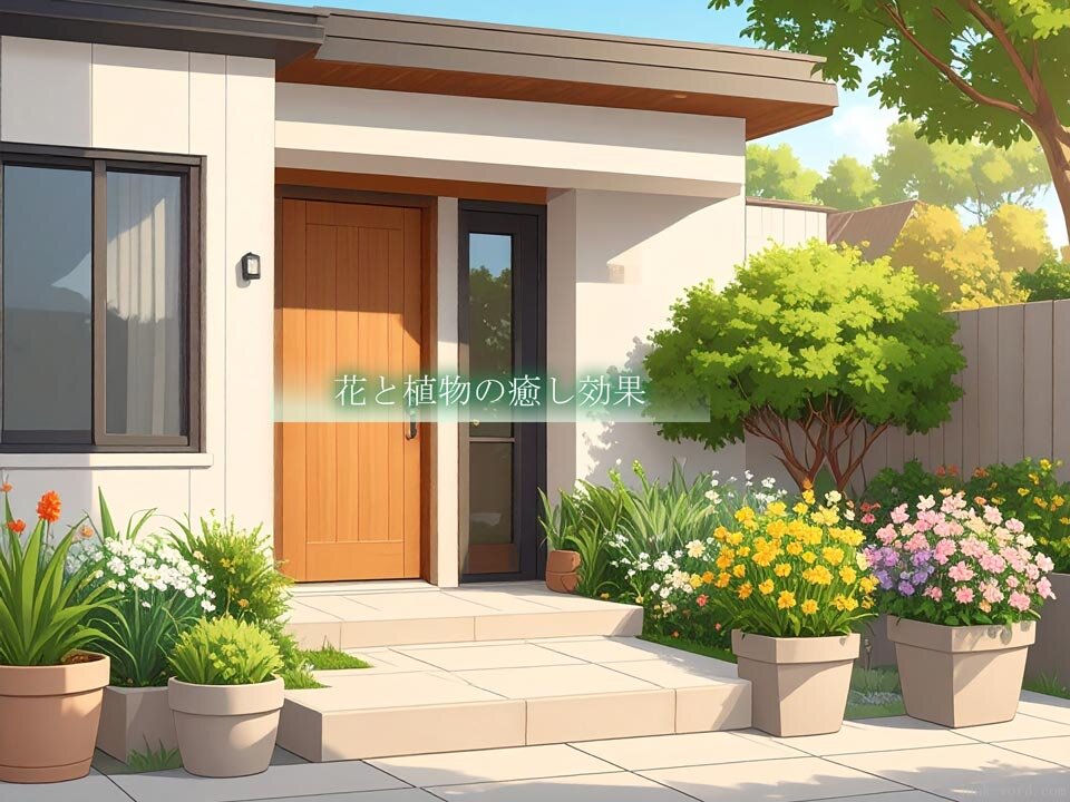 花と植物の癒し効果～千葉大の調査で高齢者のうつ予防に新たな可能性～【科学ニュース】イメージ画像 作成：junk-word.com