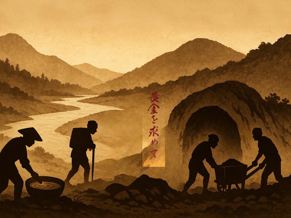 もりおか歴史文化館「金山を開発せよ－『大槌金沢金山之図』制作に迫る－」背景解説 江戸時代の砂金の取り方と鉱山技術