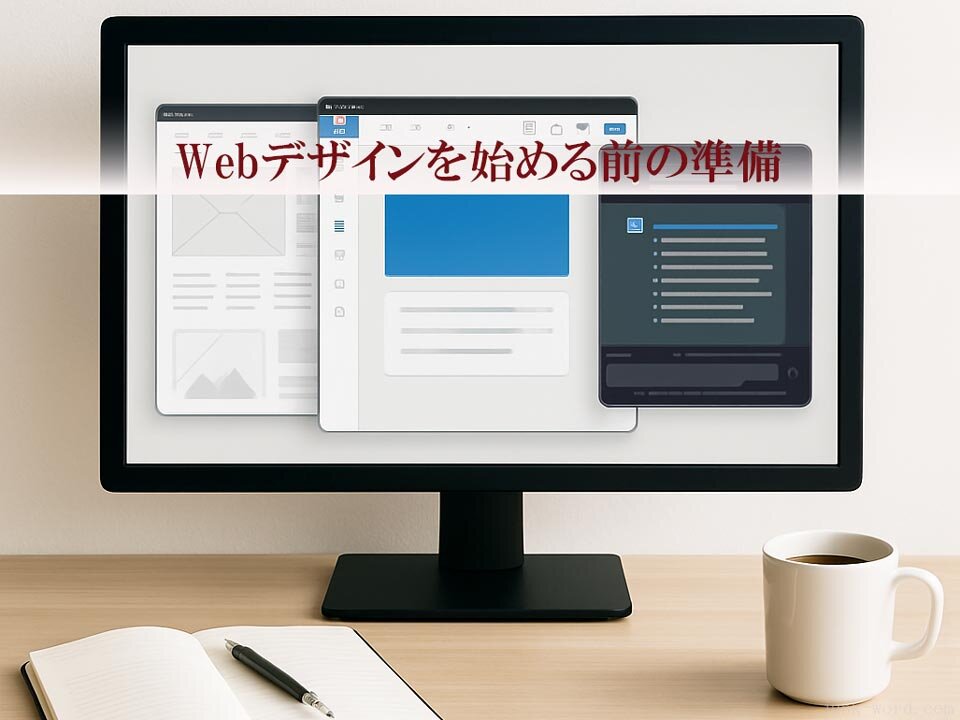未経験からWebデザインを始める前に知っておきたい準備・心構え・お金の話 イメージ画像 作成：junk-word.com