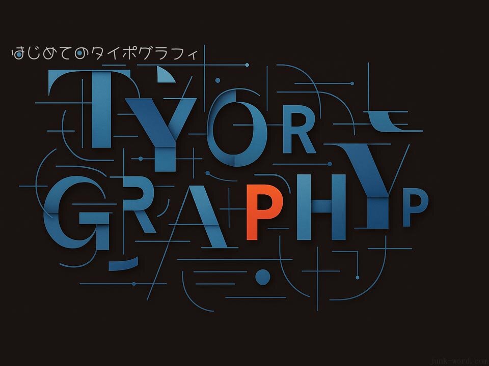 はじめてのタイポグラフィ:読みやすいWebデザインを作る文字の基礎 イメージ画像 作成:junk-word.com