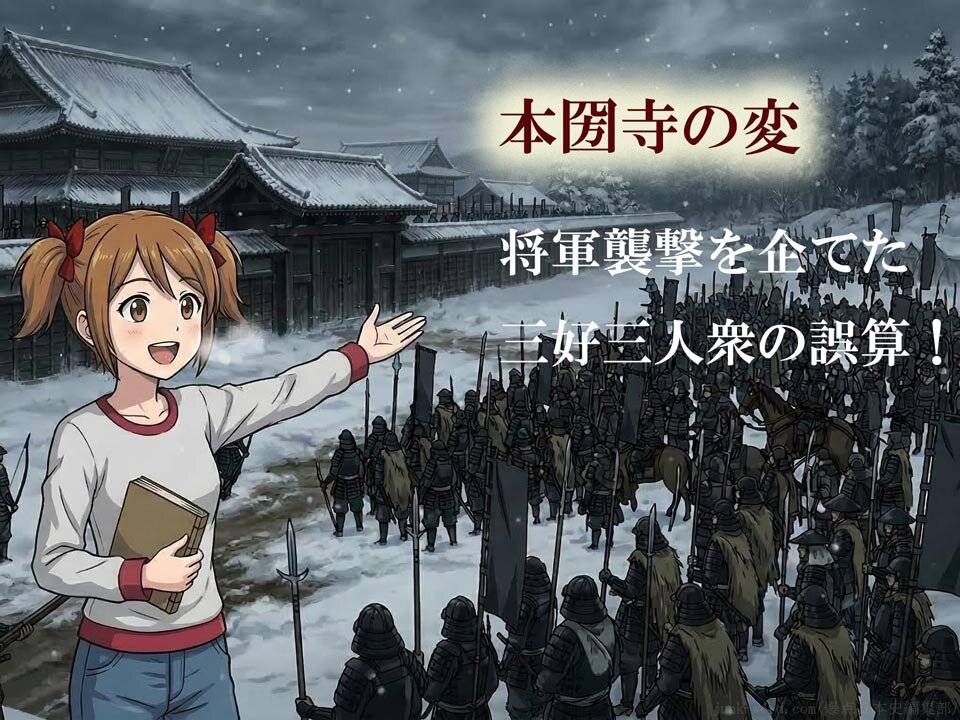 将軍襲撃を企てた三好三人衆の誤算！本圀寺の変から始まる信長の時代