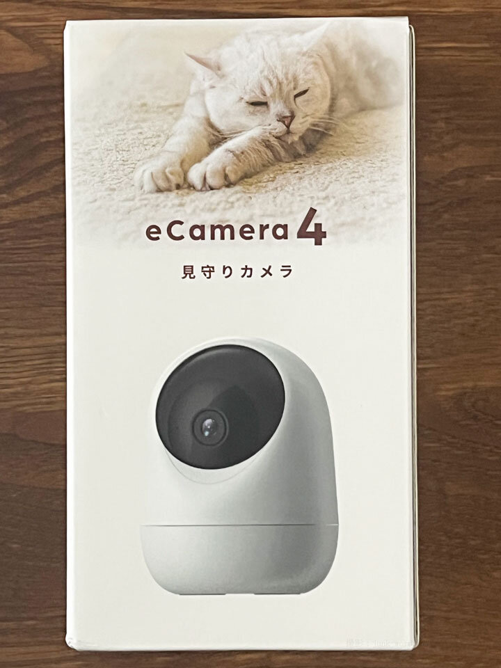見守りカメラ高齢者向け(2) amazonで購入した「eCamera 4」日本の企業「LinkJapan(リンクジャパン)」が販売しています 撮影:junk-word.com
