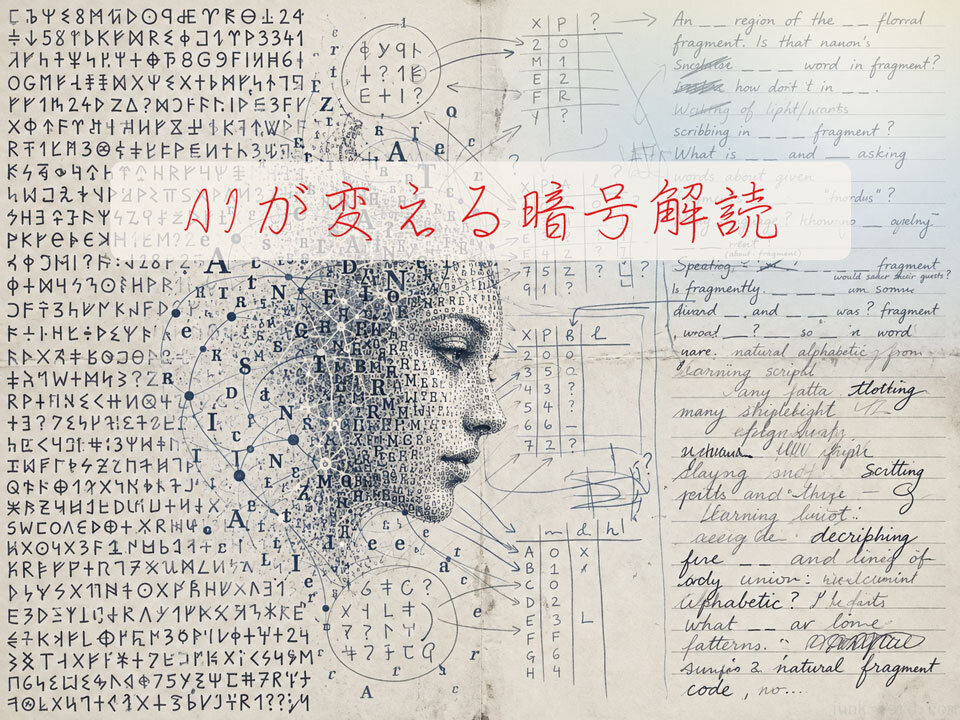 暗号はどうやって解読するの？作り方・解き方・種類｜AIは未解読文字をどこまで解けるのか
