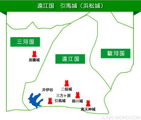 中野直由と新野親矩が討死した引馬城（浜松城） 出世城