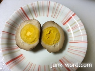 簡単煮卵　チャーシューと一緒に作った煮玉子（にたまご）