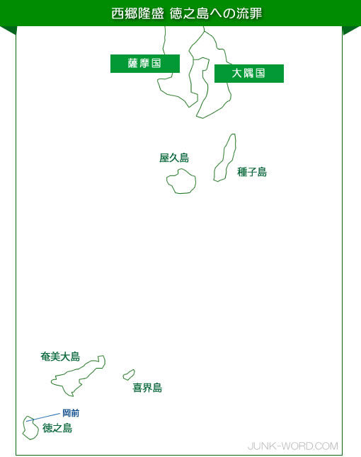 西郷隆盛の配流地 徳之島岡前（おかぜん）