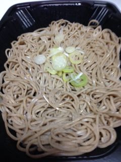 お手軽ぶっかけそば（蕎麦）カロリー