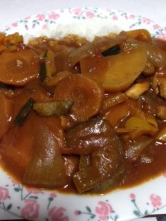 トマトチキンカレー　スロークッカーで簡単