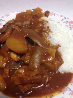 トマトチキンカレー　完成