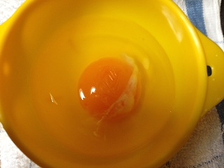 半熟卵作り方1