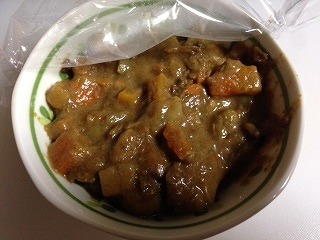 豆カレーの余り