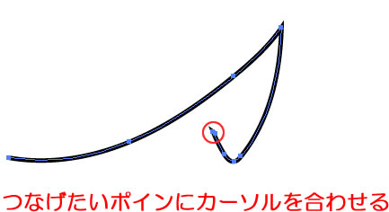 イラストレーターCC「鉛筆ツール」でパスをつなげる方法