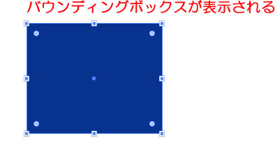 選択ツール　バウンディングボックス