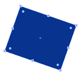 イラストレーター選択ツールでオブジェクトを回転させる
