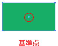 イラストレーターCC「シアーツール」の基準点
