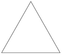 「多角形ツール」変の数を減らして三角形