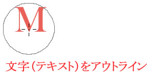 「うねりツール」文字（テキスト）をアウトライン化