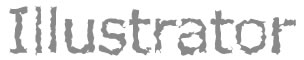 「リンクルツール」でかすれたような文字の作成方法