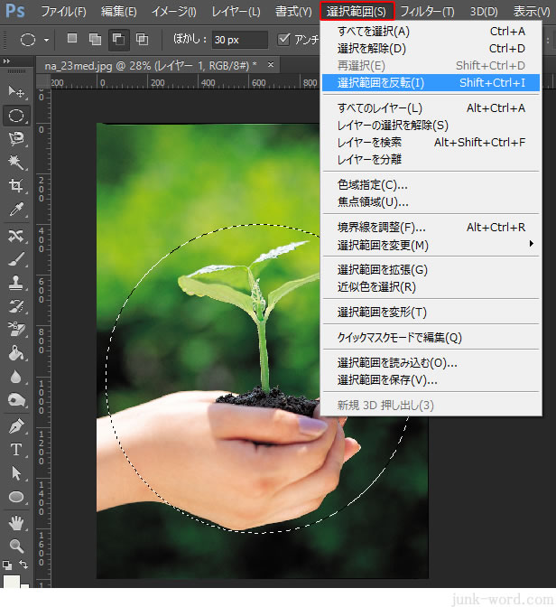 写真をぼかして切り抜きフォトショップの使い方 無料講座 入門編 Photoshop Cc