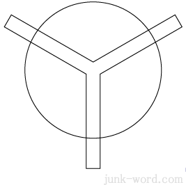 矢印アイコンの作成　オブジェクトの線を太くする