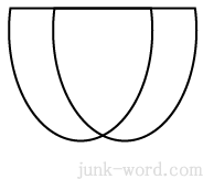 イラストレーターで矢印アイコンを作成　コピーして同じ位置に貼り付ける