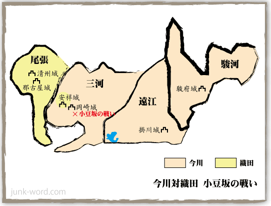 今川義元対織田信秀 小豆坂の戦い（あずきざかのたたかい）